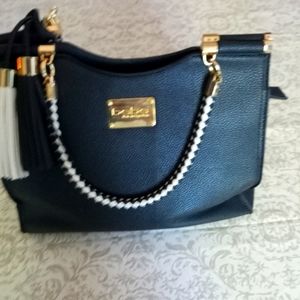 Bebe large capacity Handbag w tassels